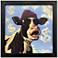 Cash Cow 11"W x 11"H Non-Glass Framed Art