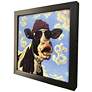 2_Cash Cow 11"W x 11"H Non-Glass Framed Art more views