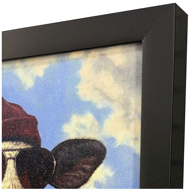 Image 3 Cash Cow 11"W x 11"H Non-Glass Framed Art more views