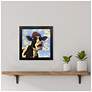 4_Cash Cow 11"W x 11"H Non-Glass Framed Art more views