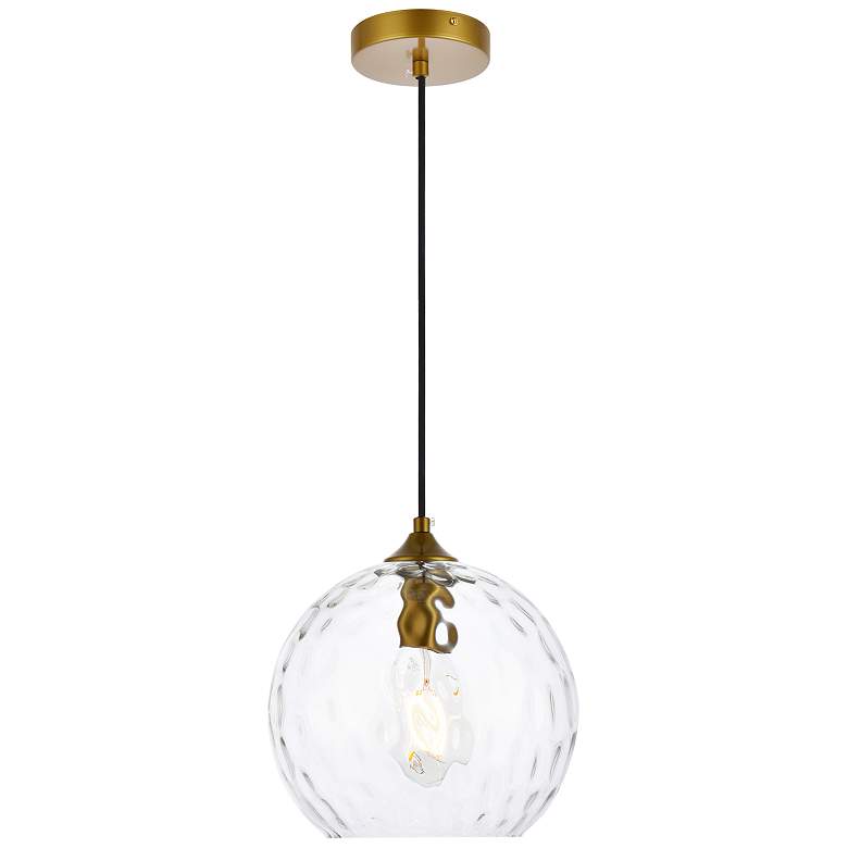 Image 1 Cashel 10" Lt Brass Pendant