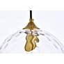 5_Cashel 10" Lt Brass Pendant more views