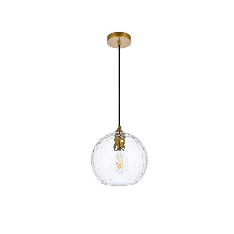 Image 7 Cashel 10" Lt Brass Pendant more views