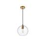 7_Cashel 10" Lt Brass Pendant more views