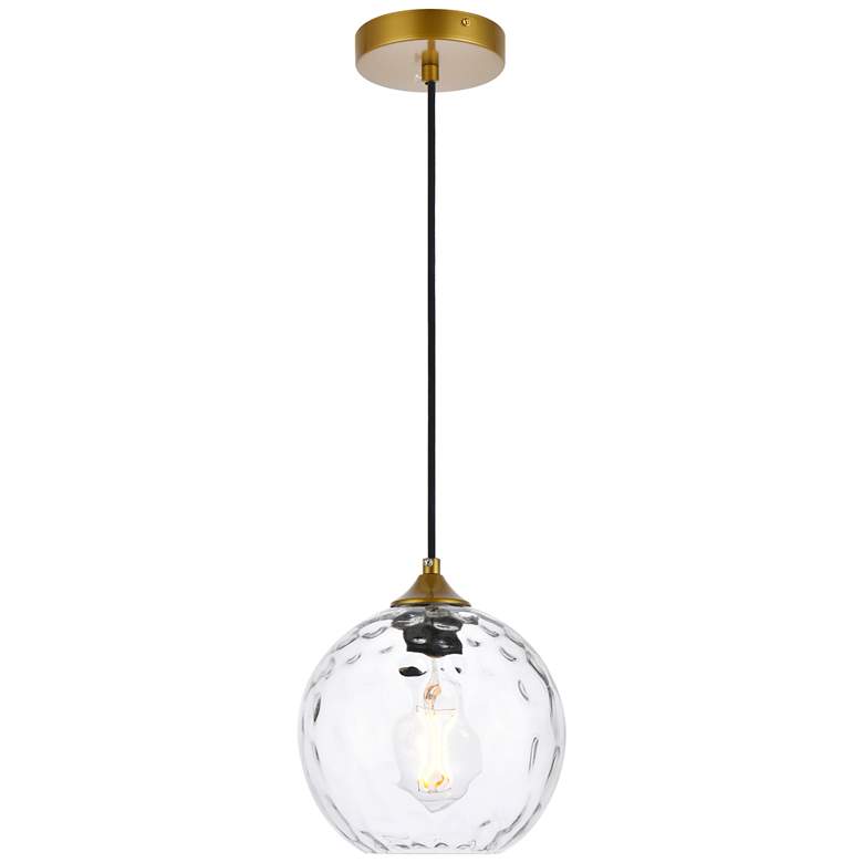 Image 1 Cashel 8" Brass Pendant