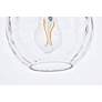 4_Cashel 8" Wide Chrome Mini Pendant with Clear Glass more views