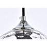 5_Cashel 8" Wide Chrome Mini Pendant with Clear Glass more views