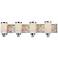 Cashelmara Collection 34" Wide Chrome 4-Light Bath Light