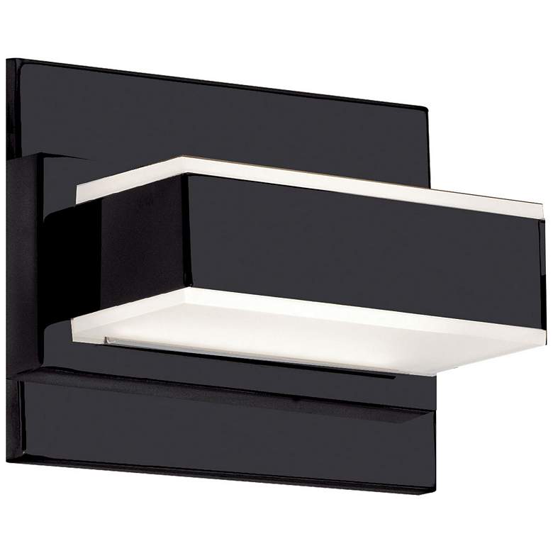 Image 1 Cashman 4 1/2 inch High Matte Black LED Wall Sconce