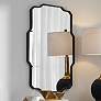 Casmus Matte Black 24" x 35 1/2" Rectangular Wall Mirror