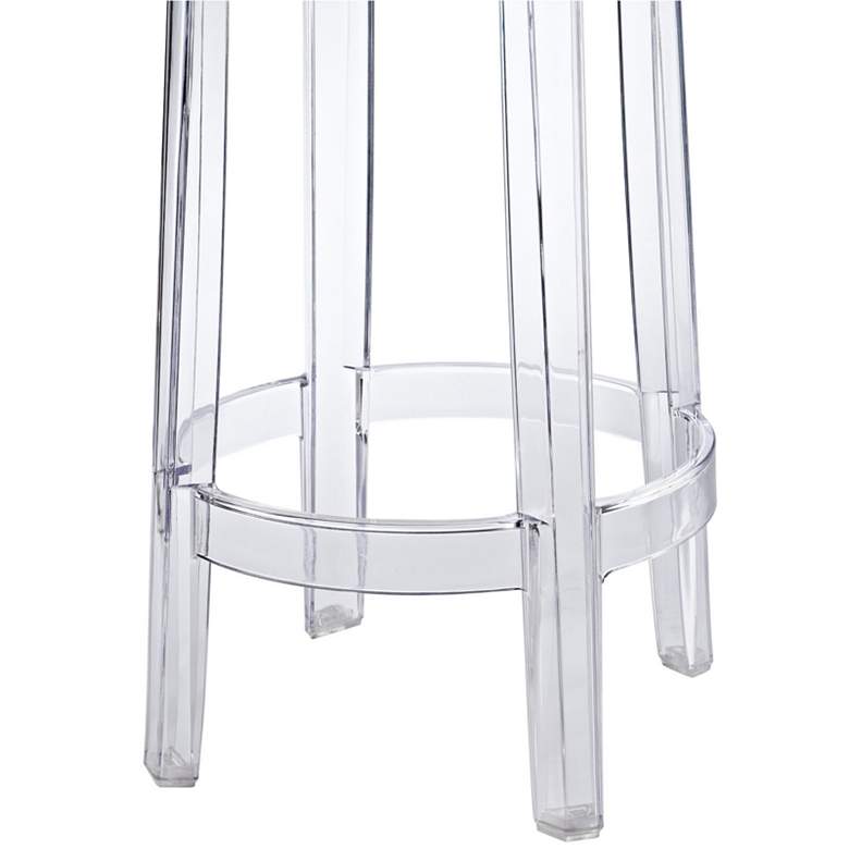 Image 4 Casper 26 1/2 inch Clear Counter Stool more views
