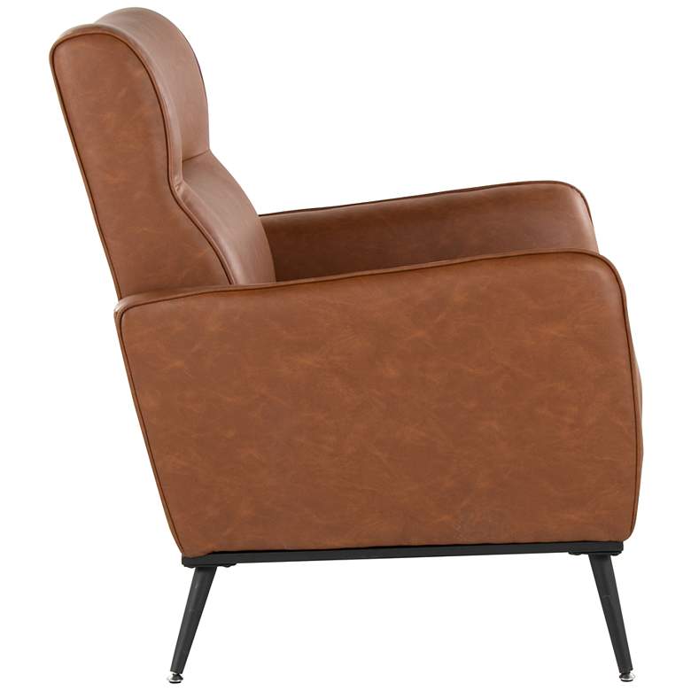 Image 3 Casper Lounger in Camel Faux Leather by LumiSource more views