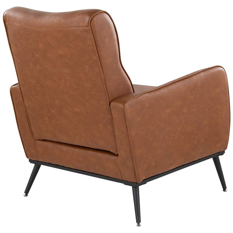 Image 4 Casper Lounger in Camel Faux Leather by LumiSource more views