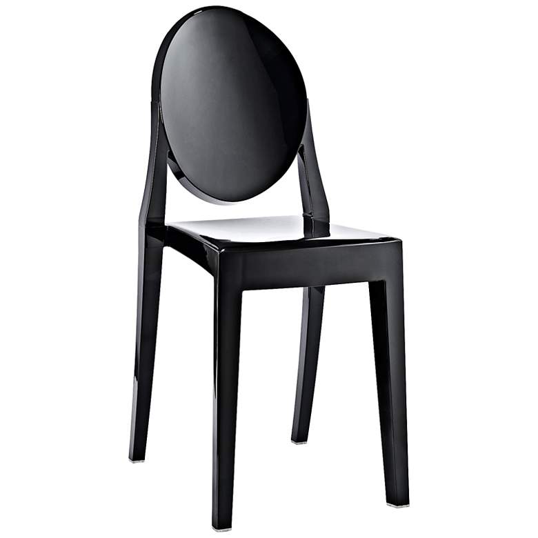 Image 2 Casper Molded Black Indoor/Outdoor Dining Chair