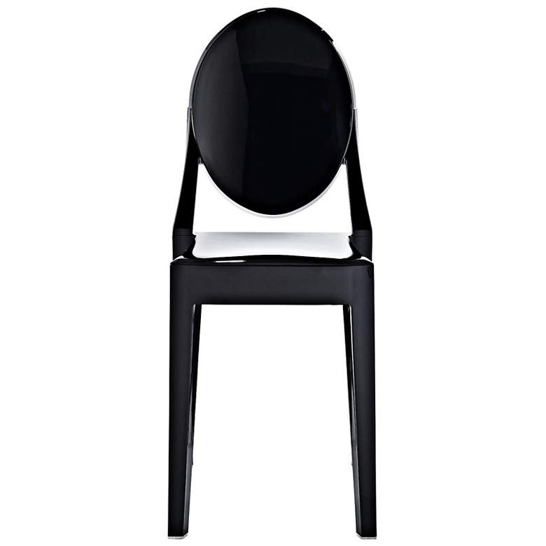 Image 3 Casper Molded Black Indoor/Outdoor Dining Chair more views