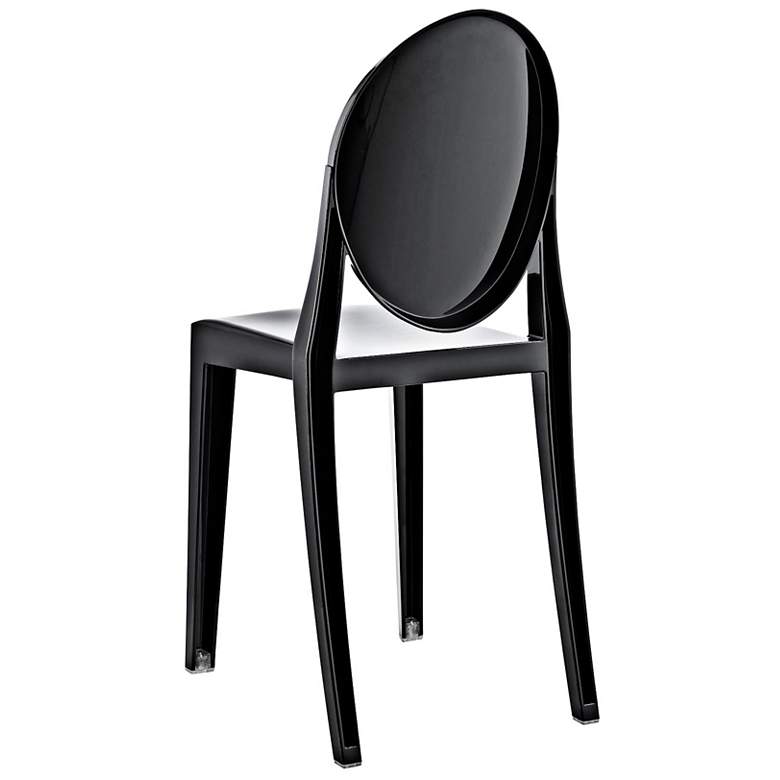 Image 4 Casper Molded Black Indoor/Outdoor Dining Chair more views