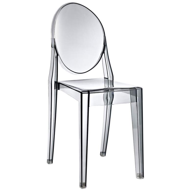Image 2 Casper Smoked Clear Outdoor Dining Chair