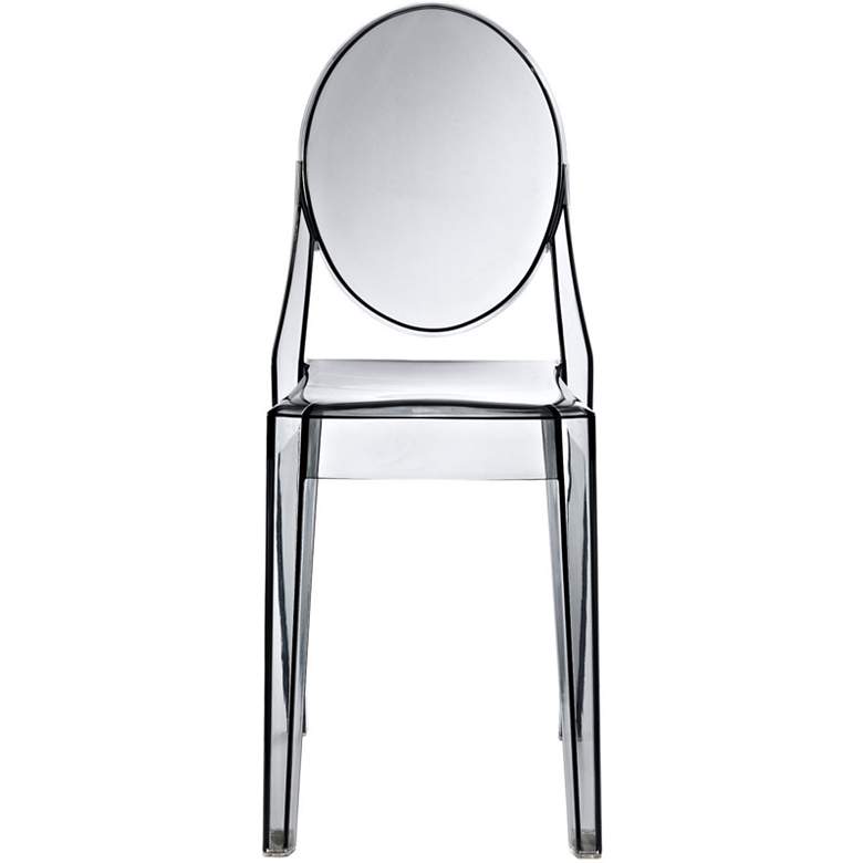 Image 3 Casper Smoked Clear Outdoor Dining Chair more views