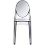 Casper Smoked Clear Outdoor Dining Chair