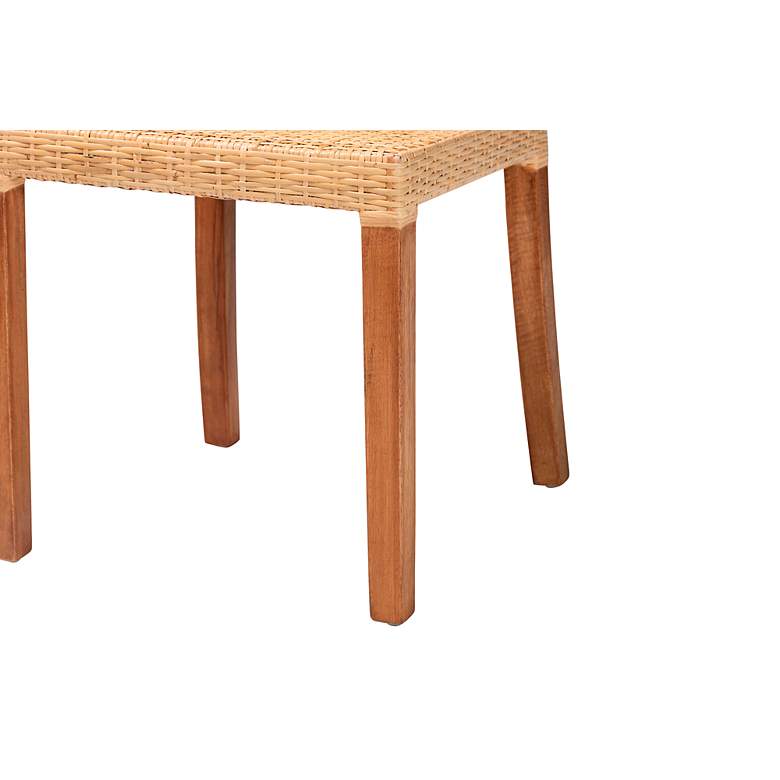 Image 4 Caspia Natural Walnut Brown Dining Chairs Set of 2 more views