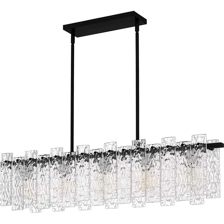 Image 4 Caspian 5-Light Matte Black Island Light more views