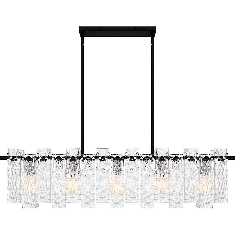 Image 5 Caspian 5-Light Matte Black Island Light more views