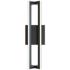 Cass 16" High Black Finish LED Modern Geometric Wall Sconce