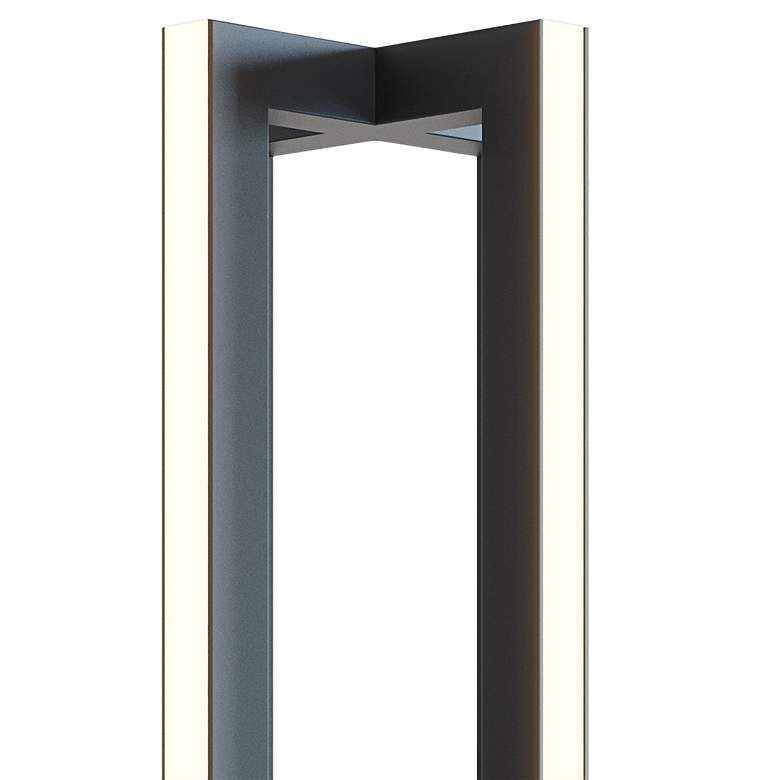 Image 4 Cass 16 inch High Black Finish LED Modern Geometric Wall Sconce more views