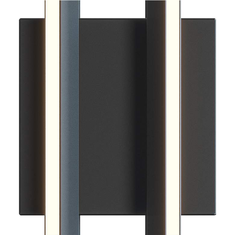 Image 5 Cass 16" High Black Finish LED Modern Geometric Wall Sconce more views