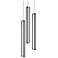 Cass 18" Wide Black 3-Light LED Linear Pendant