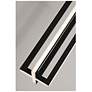 2_Cass 18" Wide Black 3-Light LED Linear Pendant more views