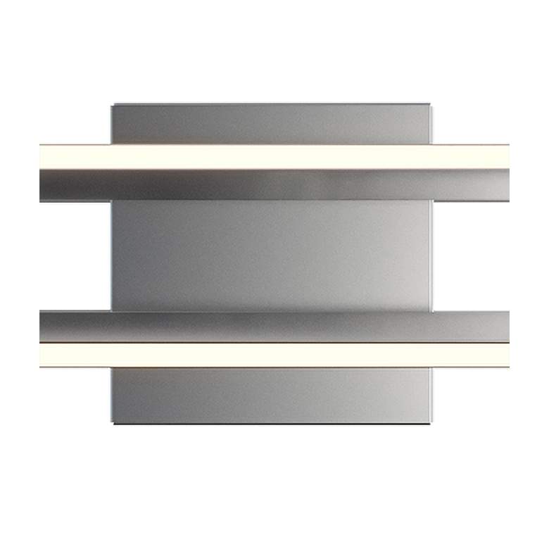 Image 3 Cass 36 inch Wide Satin Nickel Metal LED Bath Light more views