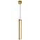 Cass 4" Wide Gold LED Mini Pendant