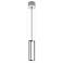 Cass 4" Wide Satin Nickel LED Mini Pendant