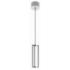 Cass 4" Wide Satin Nickel LED Mini Pendant