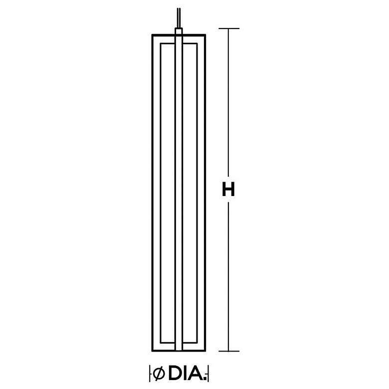 Image 5 Cass 4" Wide Satin Nickel LED Mini Pendant more views