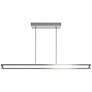 3_Cass 48" Wide Satin Nickel LED Linear Pendant