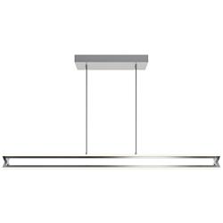 Cass 48" Wide Satin Nickel LED Linear Pendant