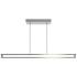 Cass 48" Wide Satin Nickel LED Linear Pendant