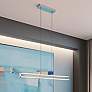 2_Cass 48" Wide Satin Nickel LED Linear Pendant