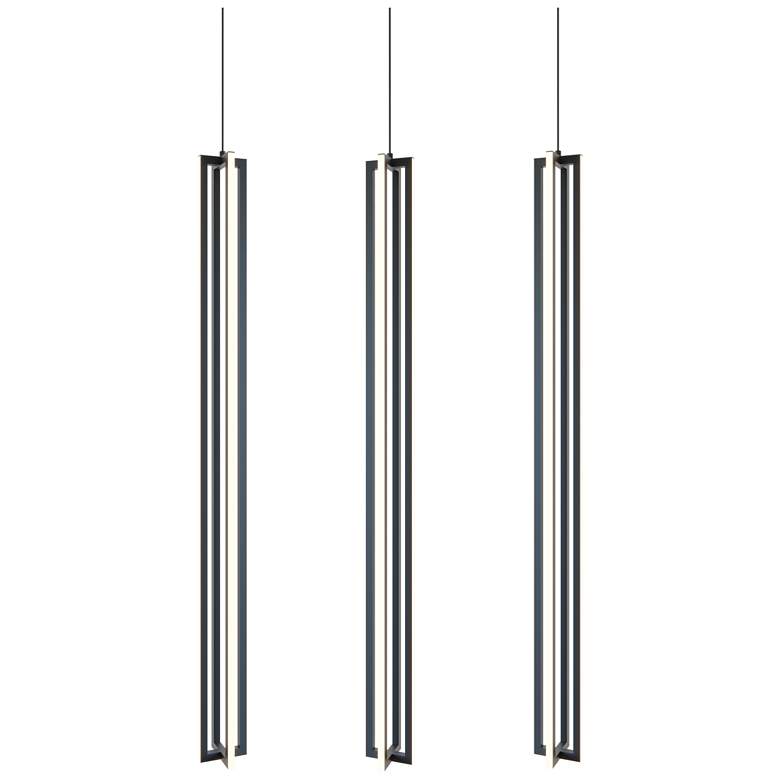 Image 2 Cass Black Large Linear Pendant