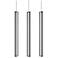 Cass Black Large Linear Pendant