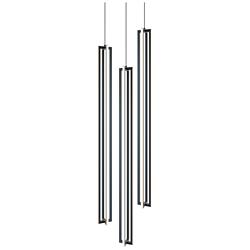 Cass Black Large Round Pendant