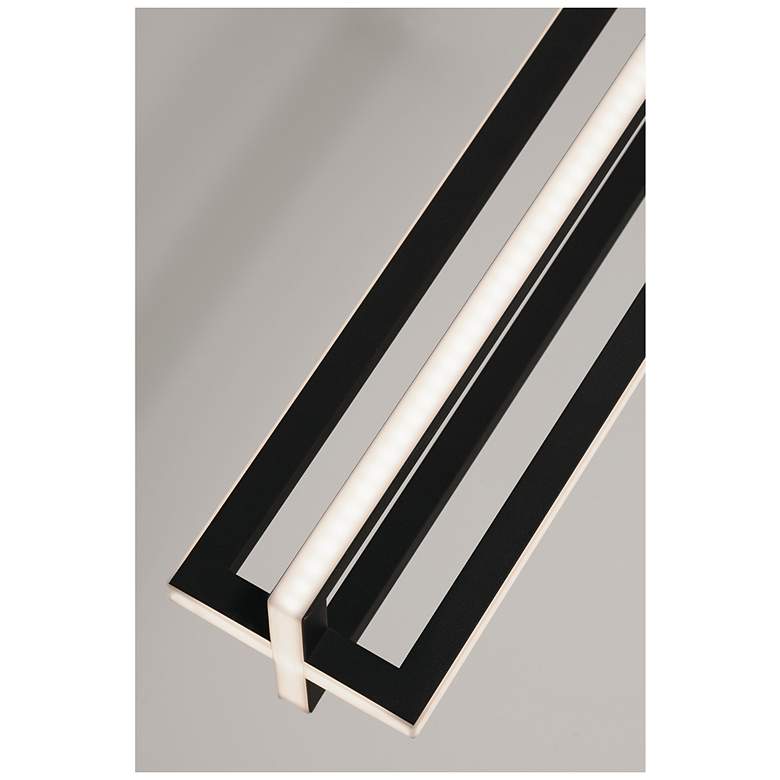 Image 3 Cass Black Small Linear Pendant more views