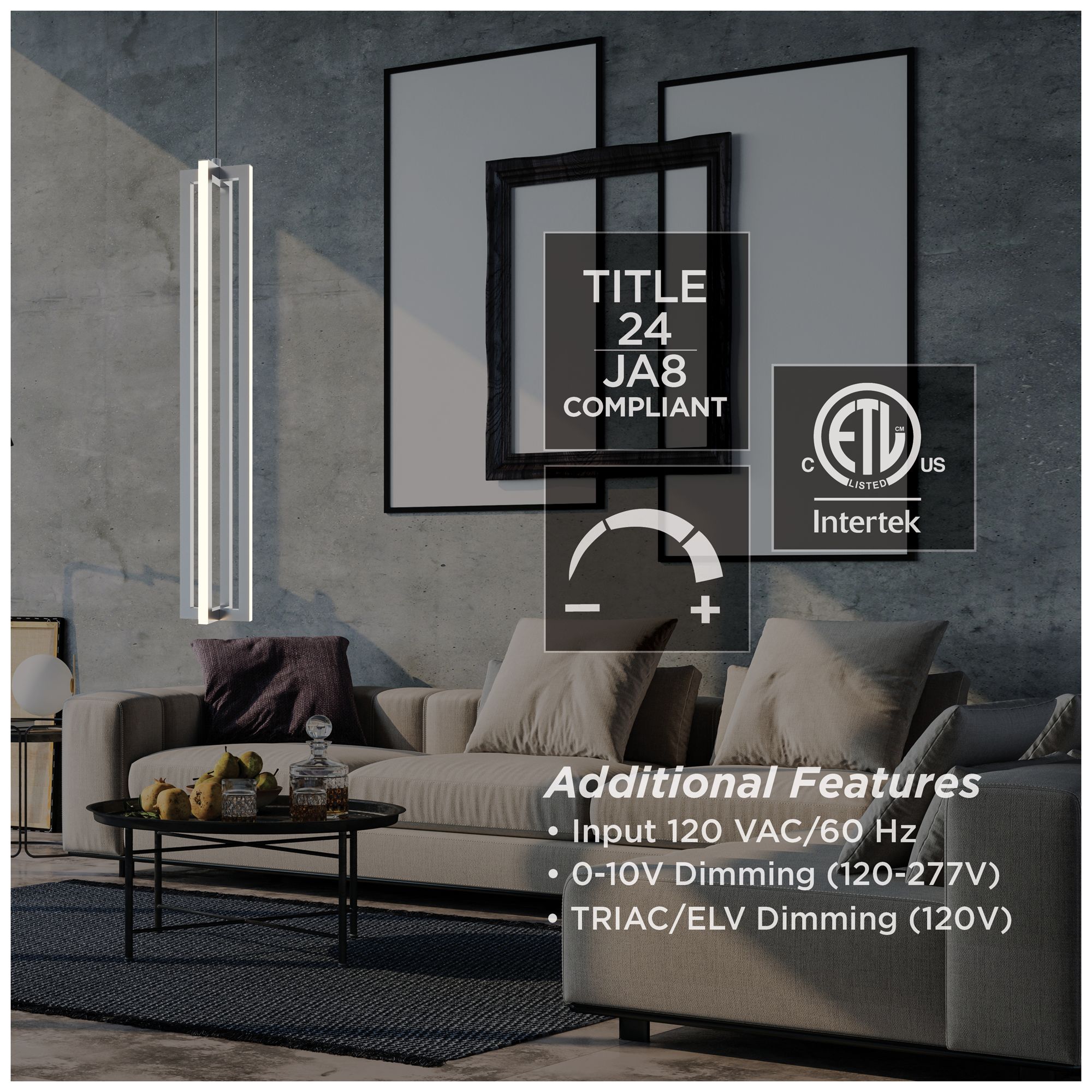 Image 4 Cass Pendant LED 25W 2400Lm 120V more views