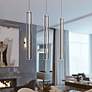 Thumbnail1 of Cass Satin Nickel Medium Linear Pendant