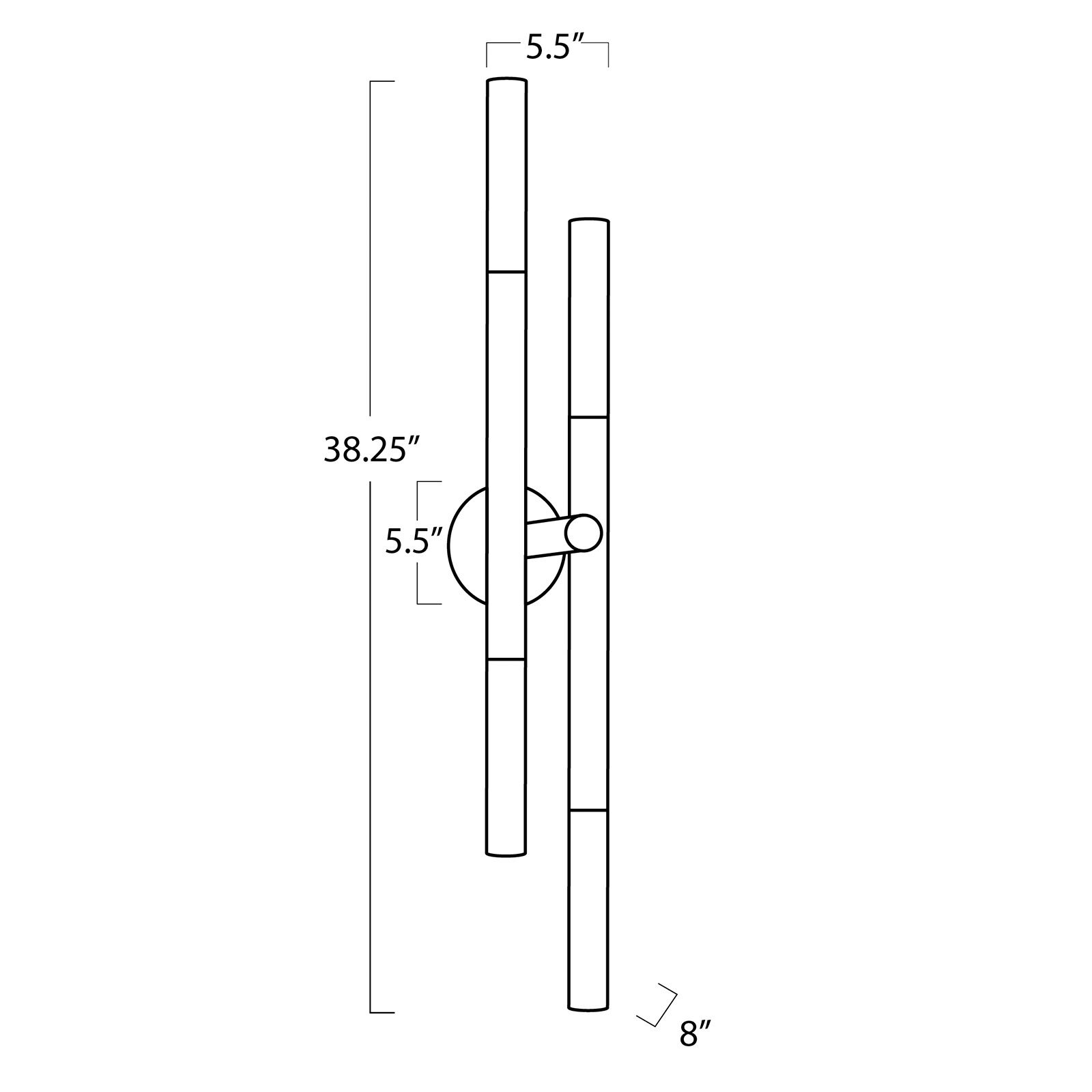 Image 6 Cass Sconce (Polished Nickel) more views