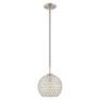 Thumbnail3 of Cassandra 1 Light Brushed Nickel Mini Pendant more views