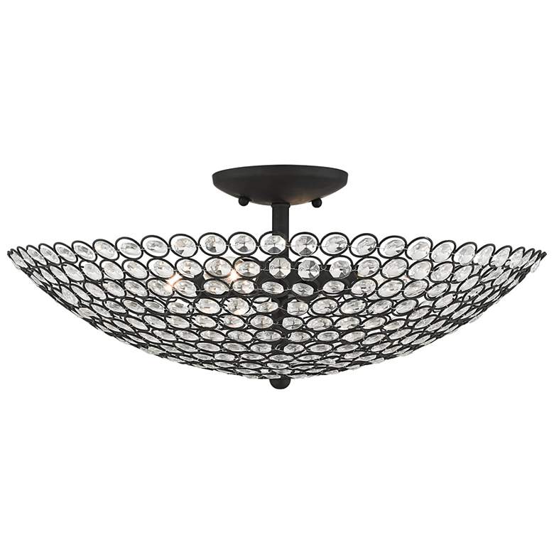 Image 5 Cassandra 19 3/4" Wide Black Ceiling Light more views