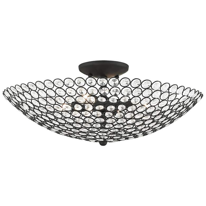 Image 6 Cassandra 19 3/4" Wide Black Ceiling Light more views
